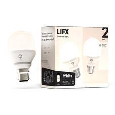 LIFX White A60 800lm B22 Smart Bulb (2 Pack)