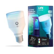 LIFX Clean A60 Colour 1200lm E27 Anti Bacterial, Germicidal Smart Bulb
