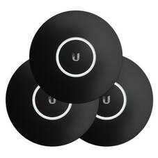 Ubiquiti UniFi NanoHD and U6-Lite Hard Black Cover Skin Pack of 3