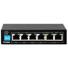 D-Link DES-F1006P 4 Port Ethernet PoE Switch