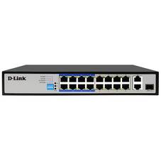 D-Link DES-F1018P-E 16 Port Ethernet PoE+ Switch