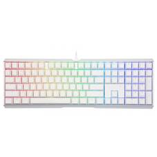 Cherry MX2.0S Mechanical Keyboard, White Case, MX Blue, RGB Backlight