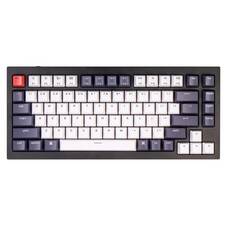 Keychron Q1 QMK Custom Mechanical Keyboard, Black Case, Red Switch