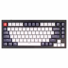 Keychron Q1 QMK Custom Mechanical Keyboard, Black Case, Brown Switch