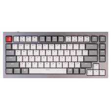 Keychron Q1 QMK Custom Mechanical Keyboard, Grey Case, Red Switch