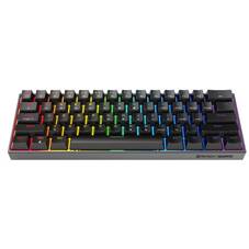 Fantech MAXFIT61 Black RGB Mechanical Keyboard, Hot Swap Blue Switch
