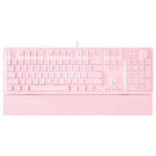 Fantech MK853 MAXPOWER Pink Mechanical Keyboard, Outemu Red