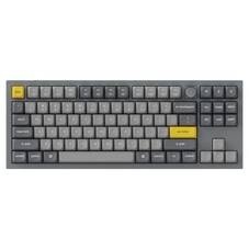 Keychron Q3 QMK Silver Gray Mechanical Keyboard, Gateron G Pro Brown