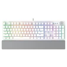 Fantech MK853 MAXPOWER White RGB Mechanical Keyboard, Outemu Blue