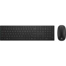 HP 800 Wireless Keyboard Mouse Combo - Black, USB Wireless RF