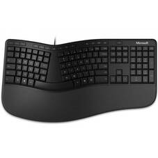 Microsoft Ergonomic Black Keyboard