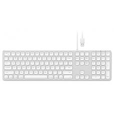 Satechi Aluminum Wired Keyboard, Silver