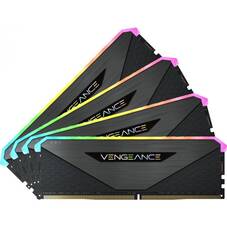 Corsair Vengeance RGB RT 64GB (4x16GB) 3200MHz DDR4, Black
