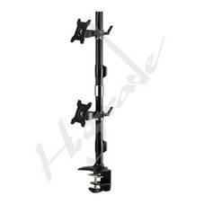 Highgrade TC012 Dual Vertical Monitor Stand(Clamp Base)