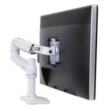 Ergotron LX Desk Mount LCD Arm, Height Adjustable, White