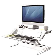 Fellowes Lotus DX Sit Stand Workstation, White