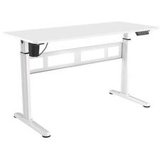 Brateck S04-22D Single-Motor Height Adjustable Sit-Stand Desk - White