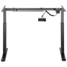 Brateck S03-22D-B 2 Stage Single Motor Electric Sit Stand Desk Frame