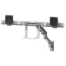 Ergortron 45-479-026 HX Wall Dual Monitor Arm, Polished Aluminum