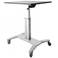 StarTech Mobile Standing Desk Sit Stand Laptop Cart