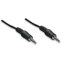 Manhattan 0.3m 3.5mm Stereo Audio Cable, M-M