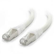 ALOGIC 3m 10GbE Shielded CAT6A LSZH White Network Cable
