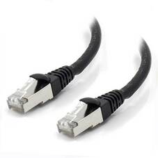 ALOGIC 10m 10GbE Shielded CAT6A LSZH Black Network Cable