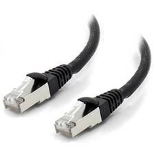 ALOGIC 0.3m 10GbE Shielded CAT6A Network Cable, Black