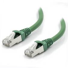 ALOGIC 0.3m 10GbE Shielded CAT6A Network Cable, Green