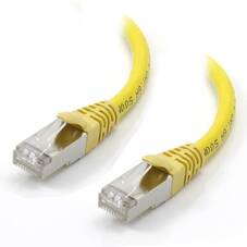 ALOGIC 0.3m 10GbE Shielded CAT6A Network Cable, Yellow