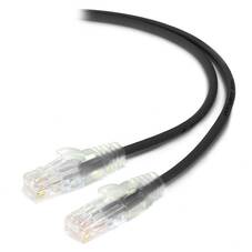ALOGIC 0.3m Ultra Slim Cat6 Black Network Cable