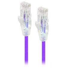 ALOGIC 0.3m Ultra Slim Cat6 Network Cable, Purple