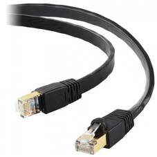 Edimax 0.5m 40GbE Shielded CAT8 Black Network Cable