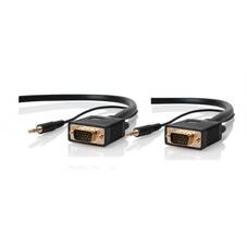 ALOGIC 10M VGA with 3.5mm Stereo Audio Cable, Male to Male