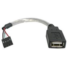 StarTech USB A to USB 4 Pin Header Cable F/F, 6 inch USB 2.0