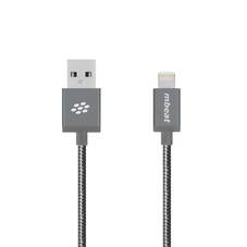 mBeat ToughLink 1.2m USB Cable, Metal Coiled USB-A Male to Lightning
