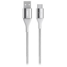 Belkin 1.2m USB-C to USB-A Cable, Duratek, Silver