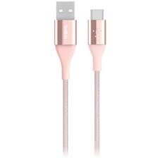 Belkin 1.2m USB-C to USB-A Cable, Duratek, Rose Gold
