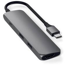 Satechi USB-C Multi-Port Adapter, Space Gray