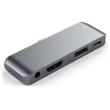 Satechi Aluminium USB-C Mobile Pro Hub, Space Gray