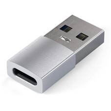 Satechi USB-A to USB-C Adapter, Silver, USB 3.0