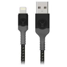 Bonelk Long-Life 1.2m USB-A to to Lightning Cable, Black/Gray