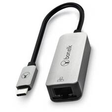 Bonelk 15cm USB-C to Gigabit Ethernet Adapter - Space Gray
