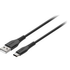 Blupeak 1.2m USB-C to USB-A Charge/Sync Cable, M/M, Black