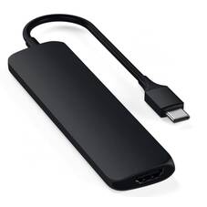 Satechi Slim USB-C Multi-Port Adapter, Black