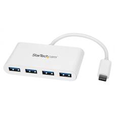 StarTech 4 Port USB 3.0 Hub, White
