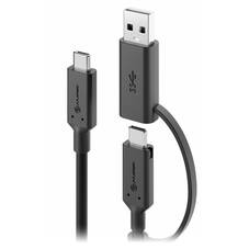 ALOGIC 1.2m Elements Series USB-C to USB-C Cable with USB-A Adapter