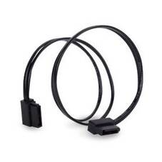 SilverStone 30CM Ultra Thin Black SATA Cable