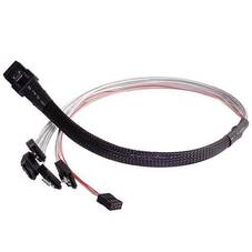 SilverStone CPS03 50cm Mini SFF-8087 to SAS/SATA With Sideband Cable