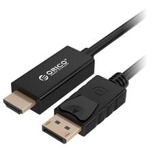 Orico 1.8m DisplayPort to HDMI Cable, Black